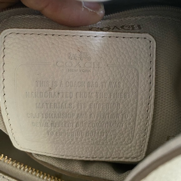 Coach Bag ivory in color - Picture 10 of 10